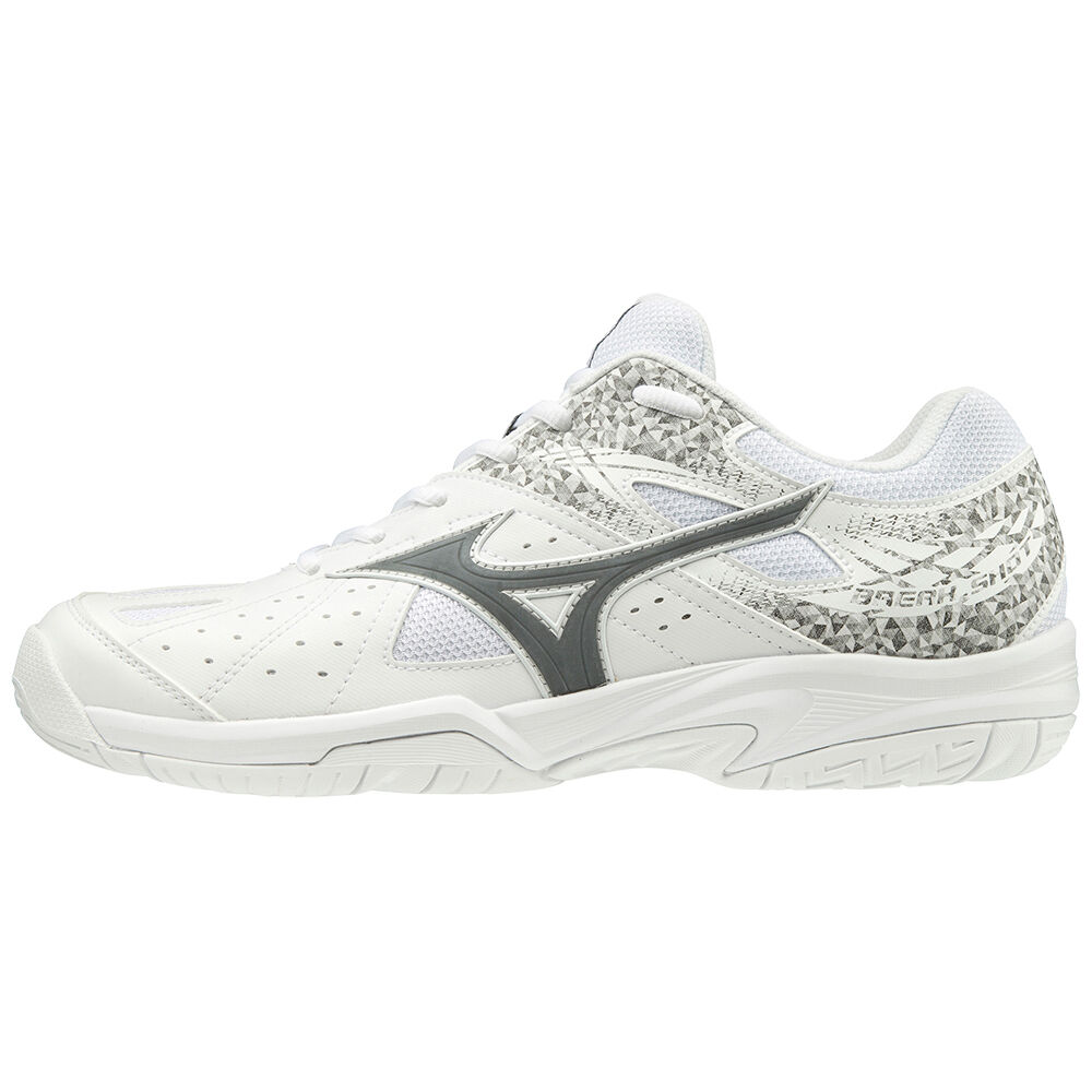 Mens Mizuno Break Shot 2 Ac Tennis Shoes White/Black/White Philippines (OFZLKS723)